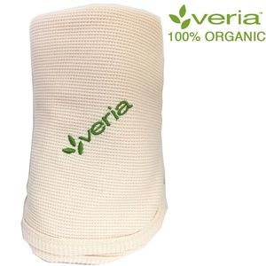 Organic Cotton Baby Blanket Thermal Waffle Beige